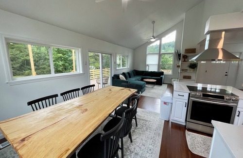 Alexandria Ski Chalet | 3 Bedroom Chalet with Hot tub on 3 private acre in the foothills of White Mnts