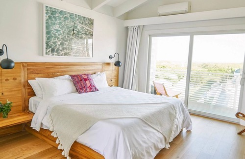 Montauk Hotel | 3 Hero Double Oceanside, Hero Beach Club, Beachfront Stay, Outdoor Fire Pits