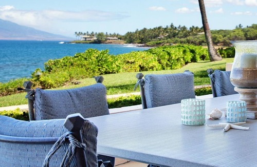 Wailea Condo | 3BD Oceanfront - Great for Families | Makena Surf F112