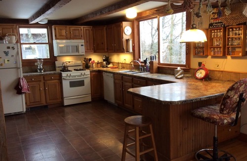 Greensboro House | 450 Acre renovated 1840's 4 bedroom, 3 1/2 bath farmhouse, with large pond.