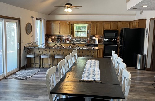 Sunrise Beach House | Amazing 5 bedroom, 4 bath home with Private Pool & Dock located in a great cove.