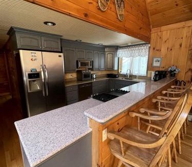 Bridgton House | Amazing Cabin for Big Groups with Pool and Air Hockey Table in Bridgton, Maine