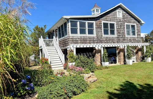 Jamesport House | Beach cottage, private road, private beach, private mooring, private parking.