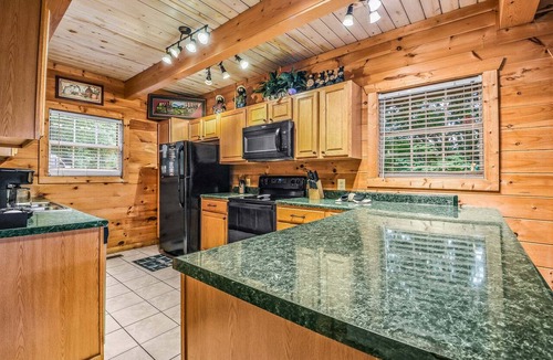 Chalet Village Cabin | Bearly Hidden Ridge: Free Attraction Tickets, Hot Tub, Pool Access & Mountain Views