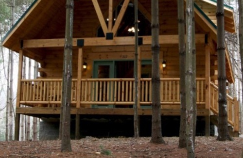 Blue Jay Cabin | Beautiful 2 Bedroom 2 Bath Log Cabin for Rent