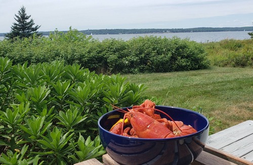 New Harbor House | Beautiful Maine coastal home w/hot tub and gourmet kitchen! Right on the water!