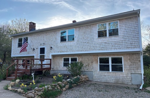 West Tisbury House | Beloved 5-bedroom house with Beach Passes, AC, fenced in yard, and hot tub