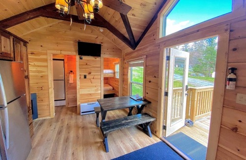 Twin Mountain Cabin | BMV1 Awesome "Tiny Home" A/C, Mountain Views, Minutes to Skiing, Hiking, Attractions, Dog Friendly!