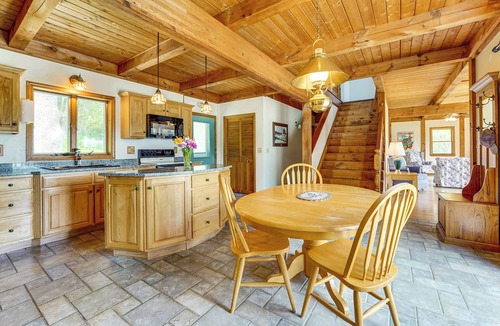 Isle of Springs House | Boat Nearby: Barters Island Home w/Views