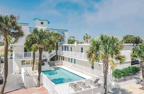 Downtown Myrtle Beach Apartment | Boutique on the beach, Studio #106 + Pool