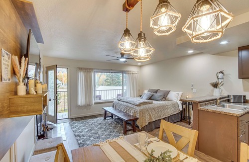 Brian Head Apartment | Brian Head Studio Condo w/Balcony + Mountain View