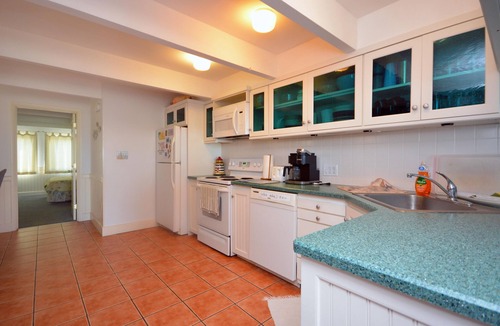 Midtown Ocean City House | Bright, colorful 3 bedroom oceanfront townhouse with WiFi, fun decor, and two decks with fabulous ocean views located midtown and only steps to the beach!