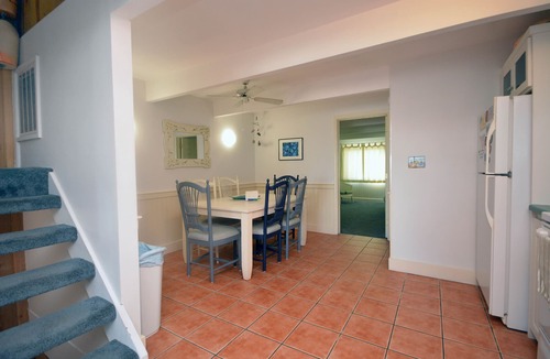 Midtown Ocean City House | Bright, colorful 3 bedroom oceanfront townhouse with WiFi, fun decor, and two decks with fabulous ocean views located midtown and only steps to the beach!