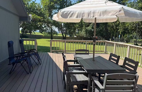 Vinita House | Bring Your Boat! Grand Lake Getaway with Lake Views & Large Deck