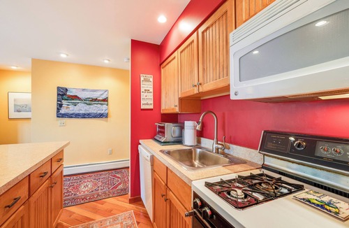 East Burke Condo | Burke Mountain Vacation Rental: Ski-In/Ski-Out!