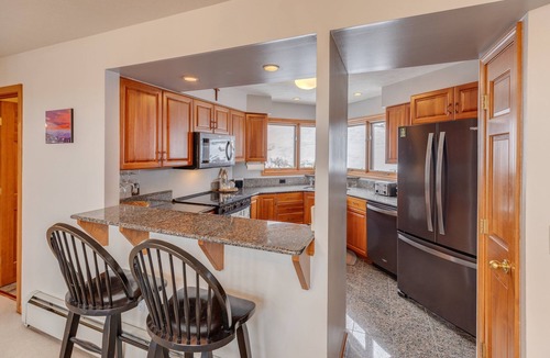 Carroll House | C15 Ski-In/Ski-Out Townhouse w/Hot Tub, AC & Stunning Mountain Views. Dog Friendly!
