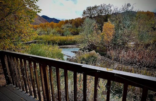 Sevier Cabin | Cabin in Sevier with patio and fireplace