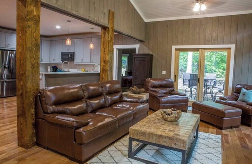 Victor Cabin | Camp McComas Decorated for Christmas National Park Access
