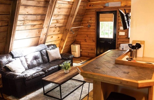 Slade House | Canoe Believe It Cabin | Indoor Jacuzzi Tub