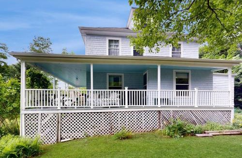 Bayville House | Century-old oceanfront home with wraparound porch - walk downtown, dogs OK