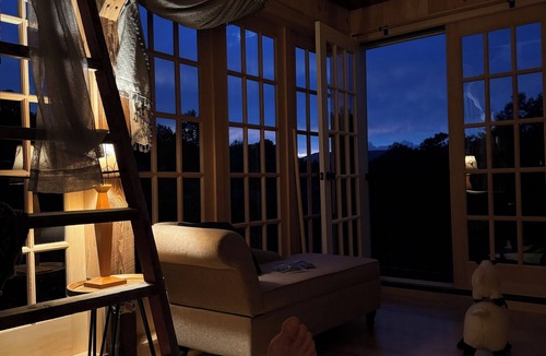 Greenfield Cabin | Charming 16x16 pine cabin in delightful Greenfield New Hampshire with WiFi