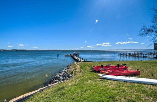 Rock Point House | Chesapeake Bay Vacation Rental w/Boat Dock!