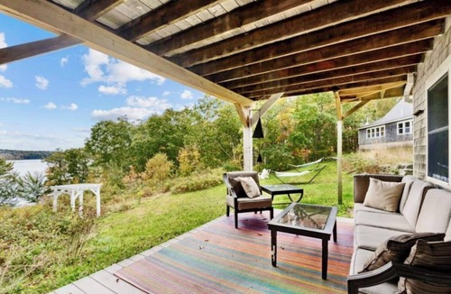 Medomak House | Classic Maine 5BR Oceanfront/Waterfront Harbor Home with Hot Tub, Kayaks & More