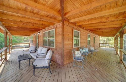 Clayton House | Clayton Cabin w/Wraparound Deck: Steps to Lake!