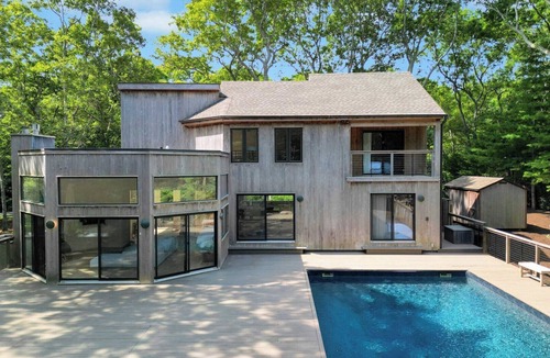 Springs House | Contemporary and serene estate with heated saltwater pool, expansive.