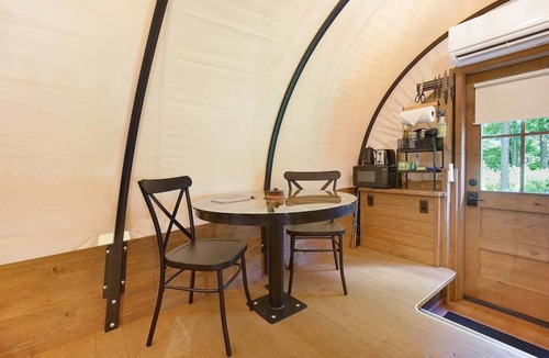 Strasburg RV Rental | Covered Wagon Camping with Valley View, Sleeps 4