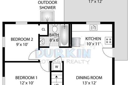 Eastward Look House | Cozy Cape, Water View, Close to Beach, Private Yard