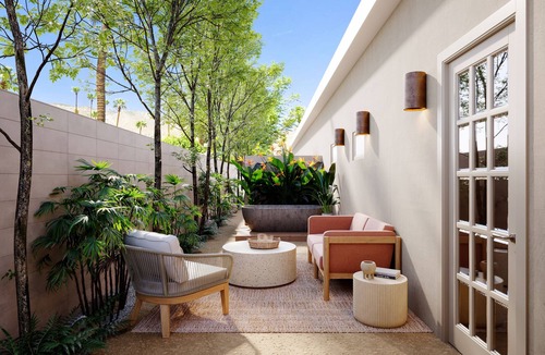 Uptown Design District Hotel | Cozy Firepit Suite Escape