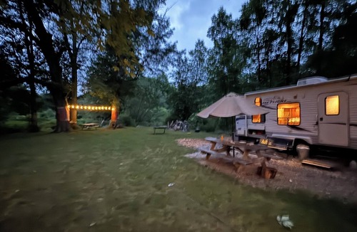 Burton House | Cozy Riverside 2-bedroom RV in Charming Burton Ohio