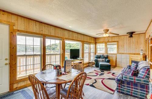 Climax Springs Apartment | Deck w/Covered Dock! Lakefront Ozark Cottage