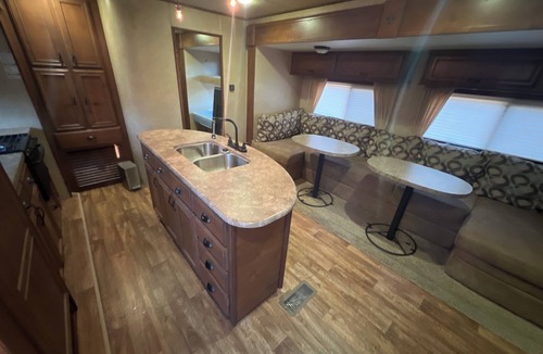 Preston House | Deluxe Rental Trailer within Strawberry Park Resort Campground