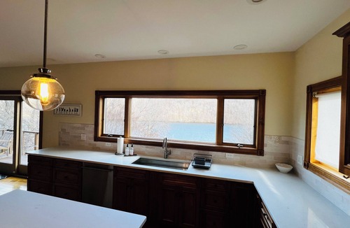 Brookfield House | Direct Lakefront Home on Lake Lillinonah with Elevator Access.