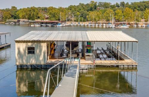 Eucha House | Dock + Views: Scenic Group Retreat on Grand Lake!