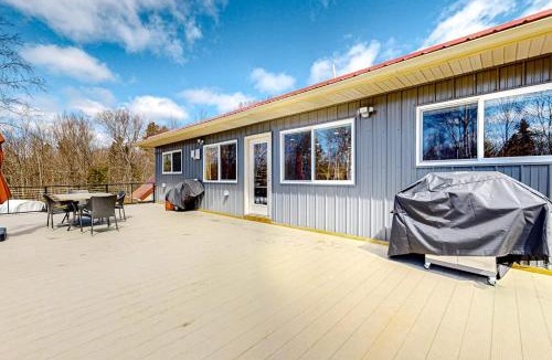 Rockwood House | Dog-friendly apartment by Moosehead Lake with sprawling deck & firepit