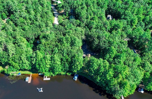Lake Arrowhead House | Dog-friendly cottage with lake access, EV charging, firepit, & washer/dryer