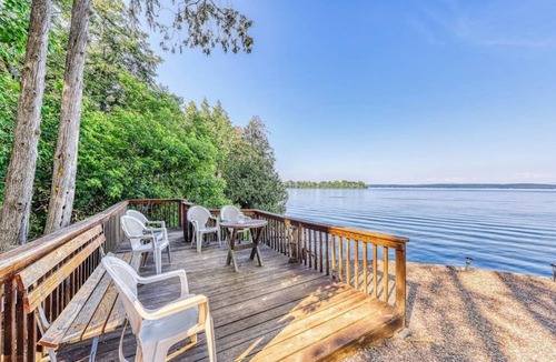Grand Isle House | Dog-Friendly Lakefront Home with WiFi, Private Dock & Firepit
