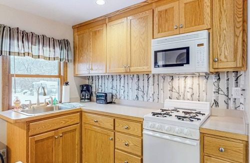 Eastern Vermont Cabin | Dog-friendly, mountain-view cabin with shared hot tub, fireplace, & central AC