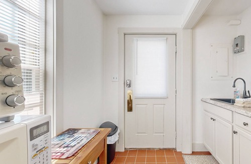 Wiscasset Apartment | Downtown, ground floor studio near the ocean w/patio, outdoor dining area & more