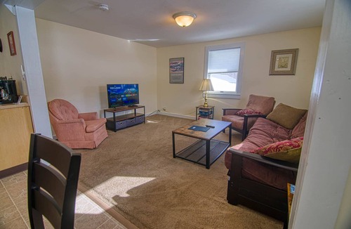 Randolph Center Apartment | Easy access to VAST snowmobile trail system and local mountain bike trails