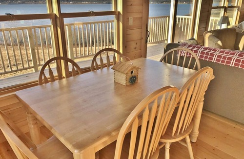 Cutler House | Elegant log home with unobstructed ocean views