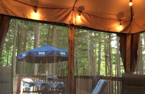 Northwood Cottage | Enjoy being serenaded by loons at this rustic Northwood lake view cottage!