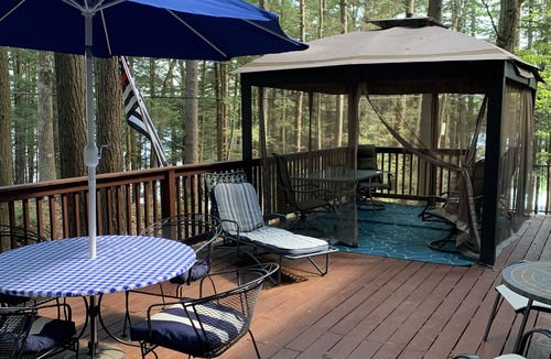 Northwood Cottage | Enjoy being serenaded by loons at this rustic Northwood lake view cottage!