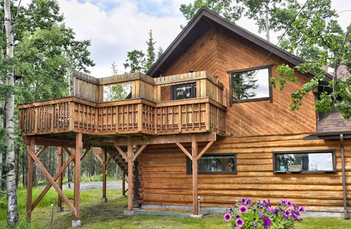 Sterling Cabin | Exclusive VIEW Property near Kenai River