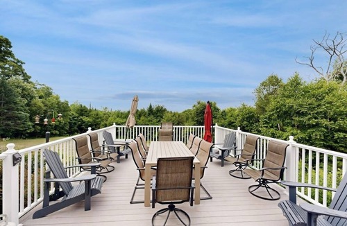 East Boothbay House | Expansive Modern Home w/Ocean View, Gorgeous Garden & Dog-friendly