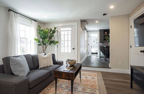 Rockport Apartment | Fall Asleep to Waves in Downtown Rockport