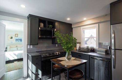 Rockport Apartment | Fall Asleep to Waves in Downtown Rockport